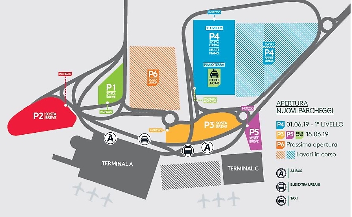 Aeroporto di Catania, apre il nuovo parcheggio multipiano per la sosta lunga