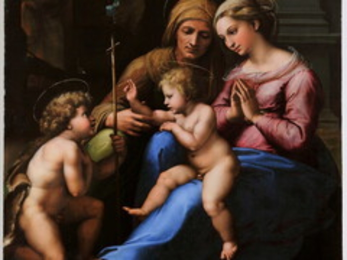"La Madonna del divino amore", la copia dell'opera di Raffaello ad Aragona