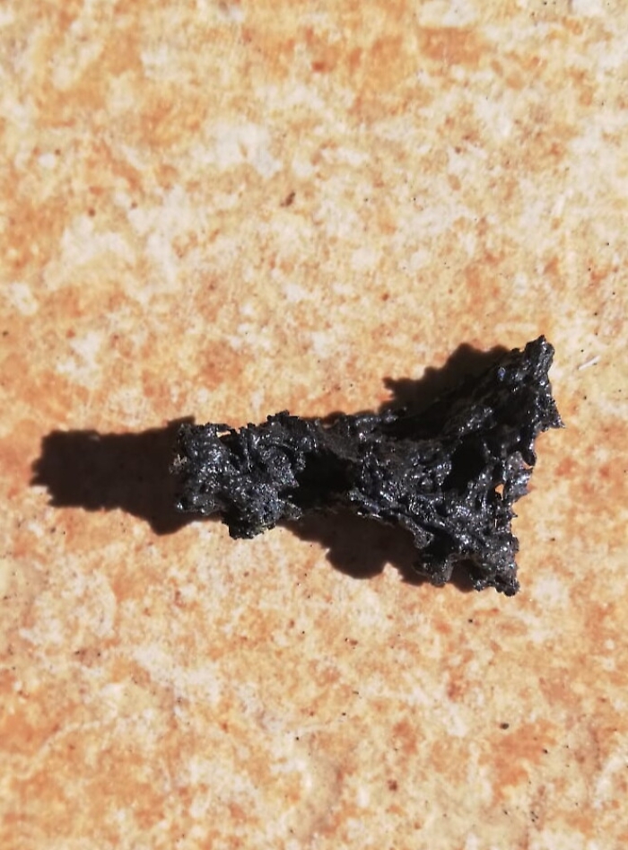 Eruzione Etna: lapillo che riproduce la nostra Sicilia