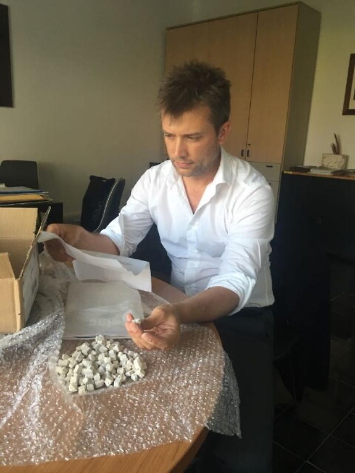 Restituisce tessere mosaico Paestum