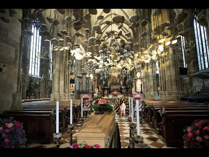 A Vienna i funerali di Niki Lauda