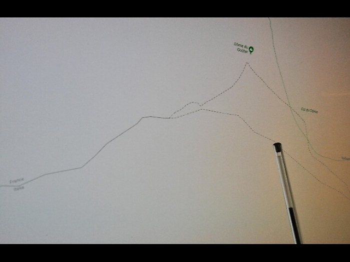 Monte Bianco, Google maps rivede confini