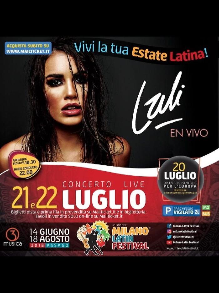 Lali, regina pop a Milano Latin Festival