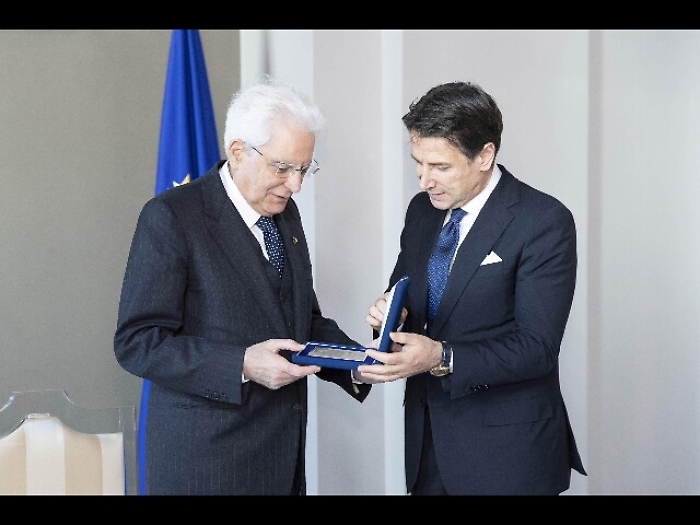 Conte da Mattarella al Quirinale