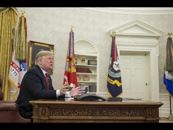 Capodanno solitario per Trump