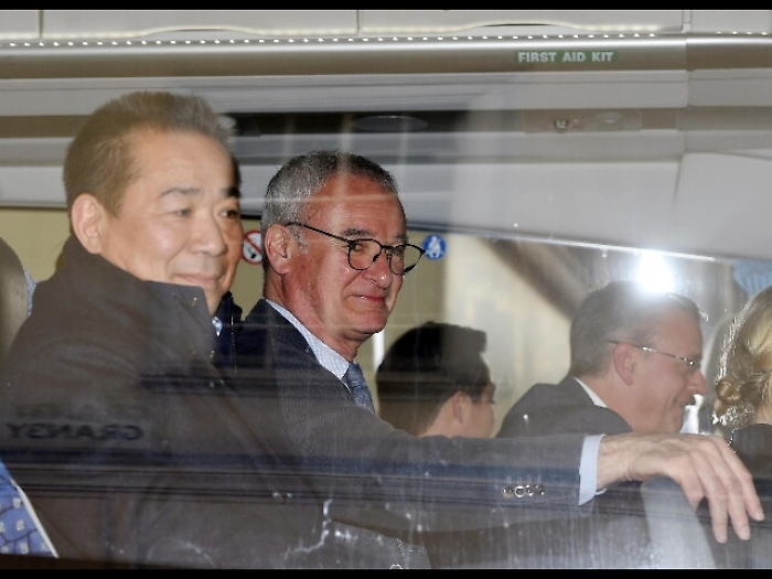 Ranieri al 'King Power' per addio Vichai