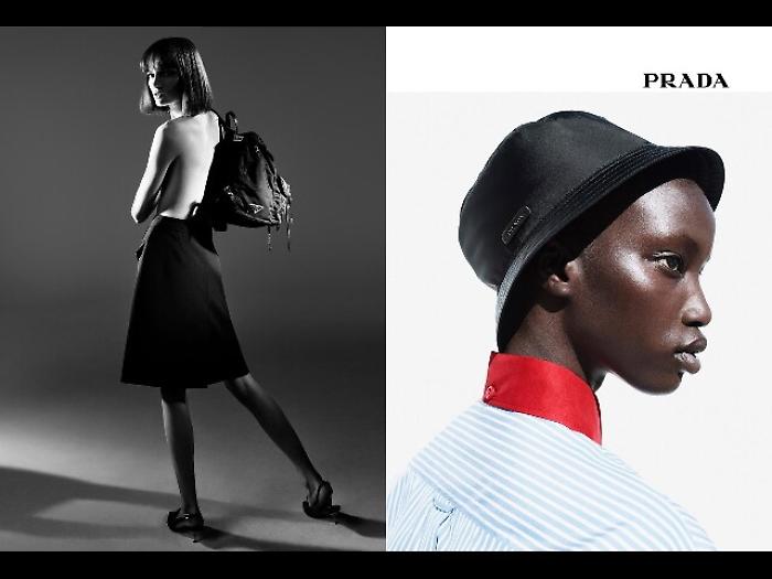 Prada Black Nylon, inno a tessuto in adv