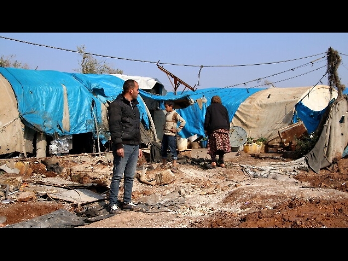 Erdogan, 80 mila sfollati da Idlib