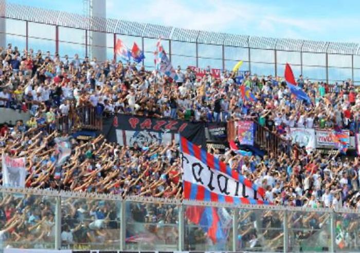 Una parte della tifoseria del Catania