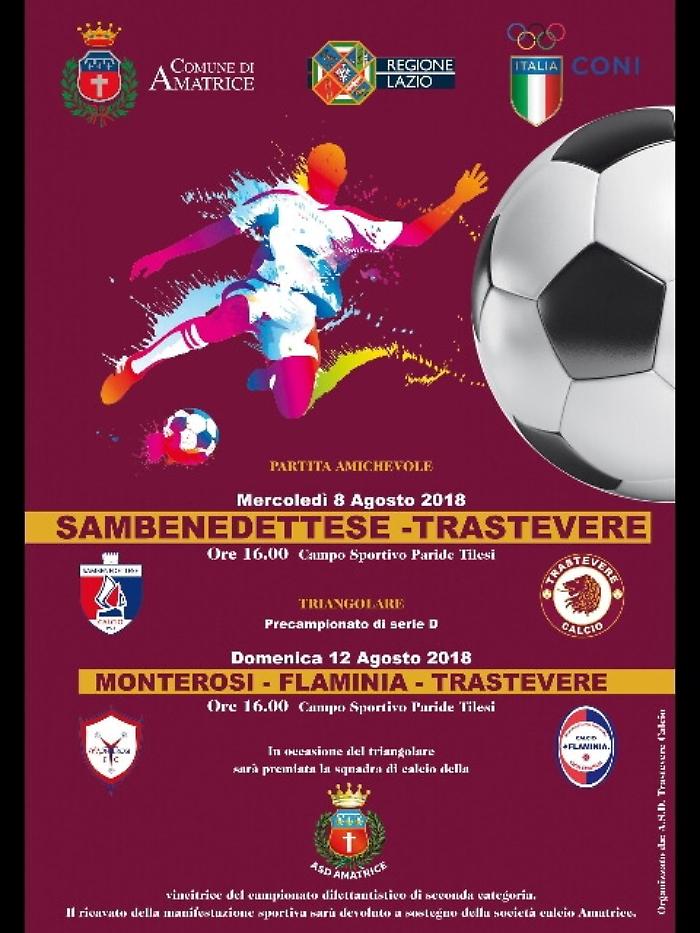 'Triangolare Cuore',si gioca ad Amatrice