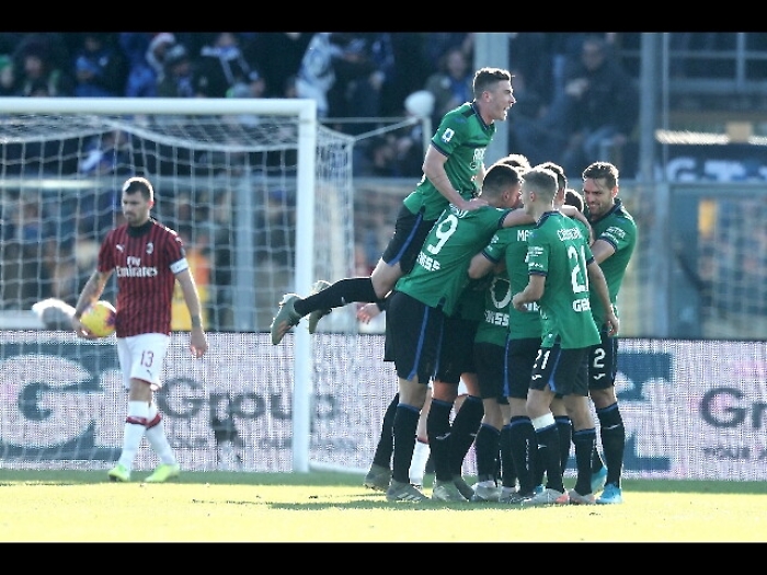 Pokerissimo dell'Atalanta, Milan travolto