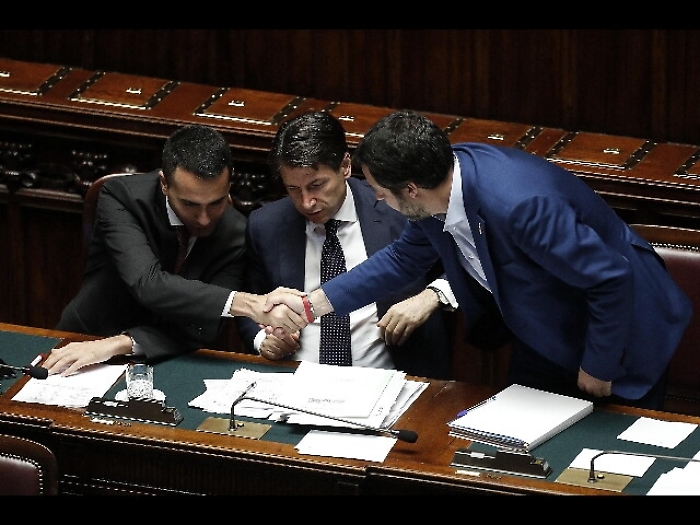Vertice Conte-Di Maio-Salvini a Chigi