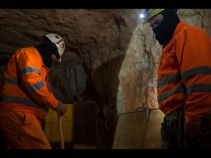 Miniera Olmedo: lavoratori a -150 metri