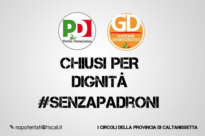 Liste Pd sollevano malumori: nel nisseno alcuni circoli chiudono "per dignit&agrave;"
