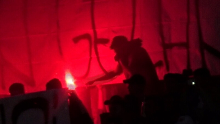 Accese fumogeno durante Catania-Trapani, ultras etneo denunciato