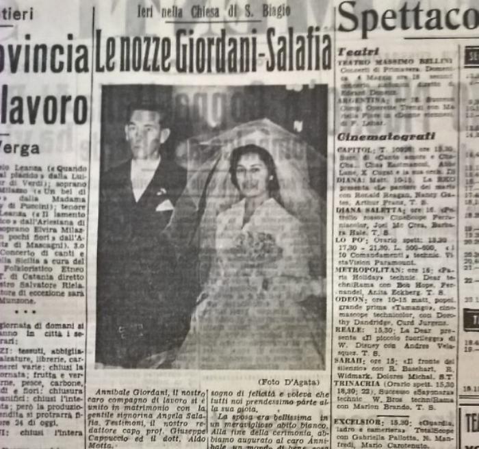 Accadde sessant'anni fa: e ancora siamo insieme