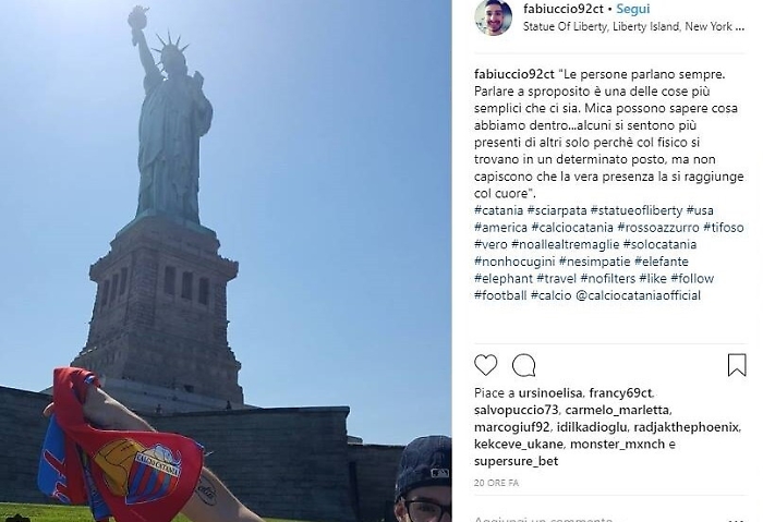 Calcio Catania, dai tifosi un unico urlo da New York a Las Vegas: &laquo;Siamo in B&raquo;