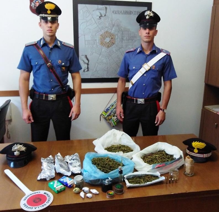 In casa aveva 330 grammi di droga: arrestato 21enne di Grammichele