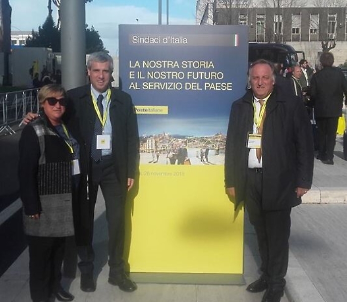 Il sindaco di Santo Stefano Quisquina Cacciatore a Roma