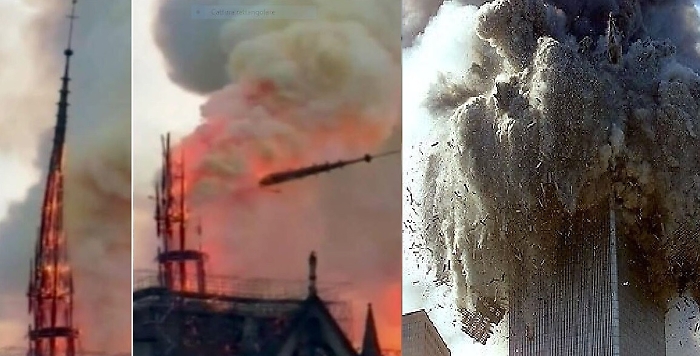 Notre Dame, media Usa: &laquo;Il crollo ricorda l'11 settembre&raquo;