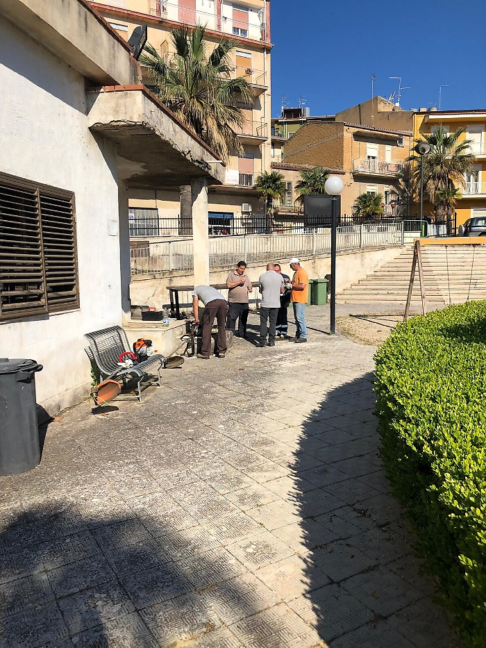 Aragona: al via i lavori alla villa comunale