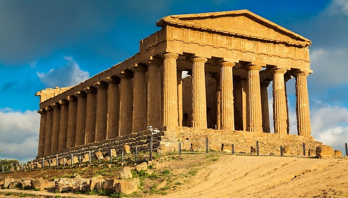 Le macchine edili usate per costruire i Templi di Agrigento in una mostra