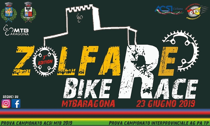 Domenica 23 giugno terza edizione della Zolfare Bike Race