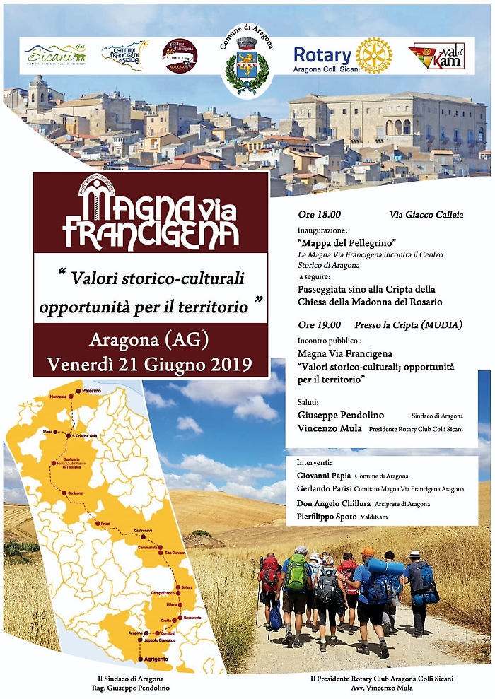 Aragona: si presenta la mappa del pellegrino