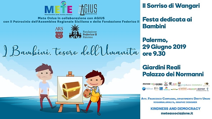 "I bambini tesoro dell'Umanit&agrave;", Mete Onlus ancora in campo 