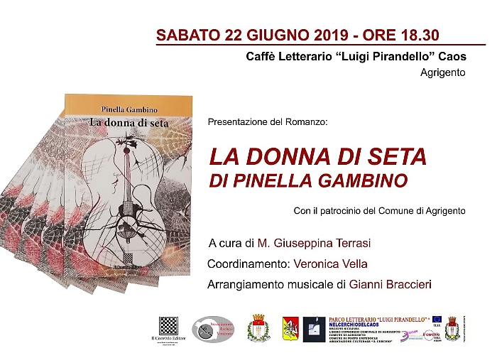 Pinella Gambino presenta il suo libro dal titolo "La donna di seta"