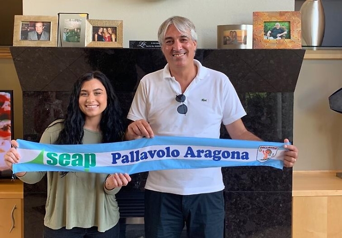 Volley B1 donne: l'amore per la Seap Aragona varca i confini europei