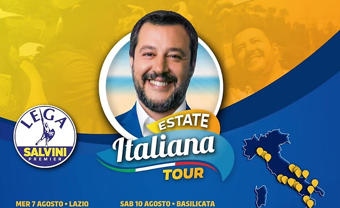 Crisi di governo, a rischio l'Estate italiana tour di Salvini in Sicilia
