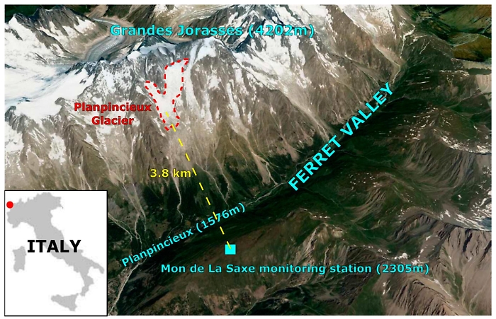 Rischio crollo per il ghiacciaio del Monte Bianco, &laquo;montagna vulnerabile ai cambiamenti climatici&raquo;