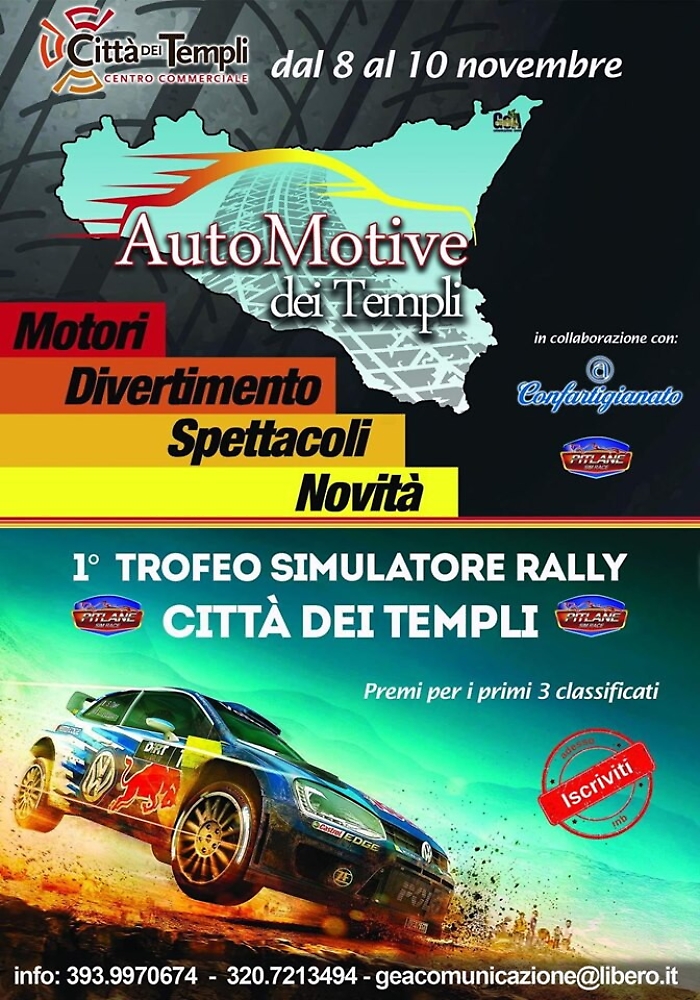 Al via le iscrizioni per il trofeo simulatore rally