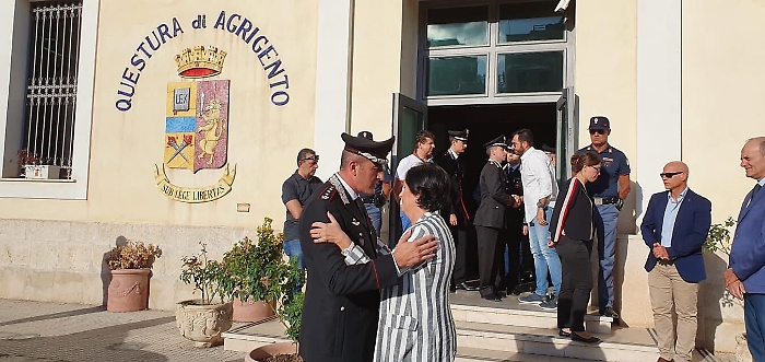 Omaggio del Comandante provinciale dei Carabinieri alla Questura di Agrigento