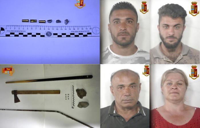 Adrano, violenta lite tra caminanti: arrestati quattro nomadi