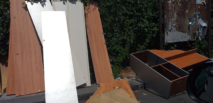 Catania: discarica a due passi da Piazza Palestro