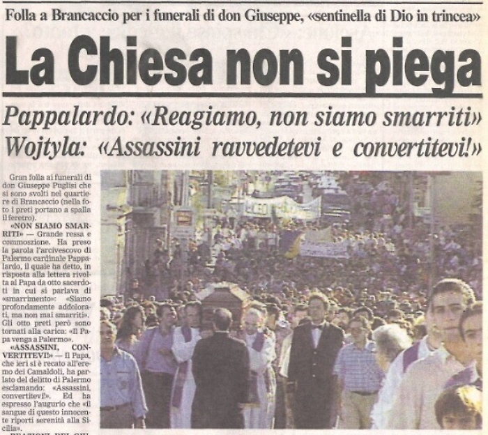 I funerali di Don Pino Puglisi