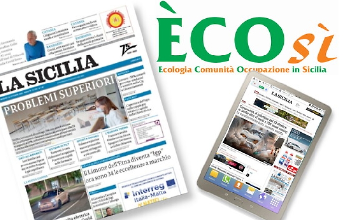 Pagine e web come una piazza della Sicilia che verr&agrave;