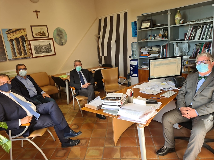 Agrigento, il sindaco Miccich&egrave; incontra i vertici del Parco Archeologico 