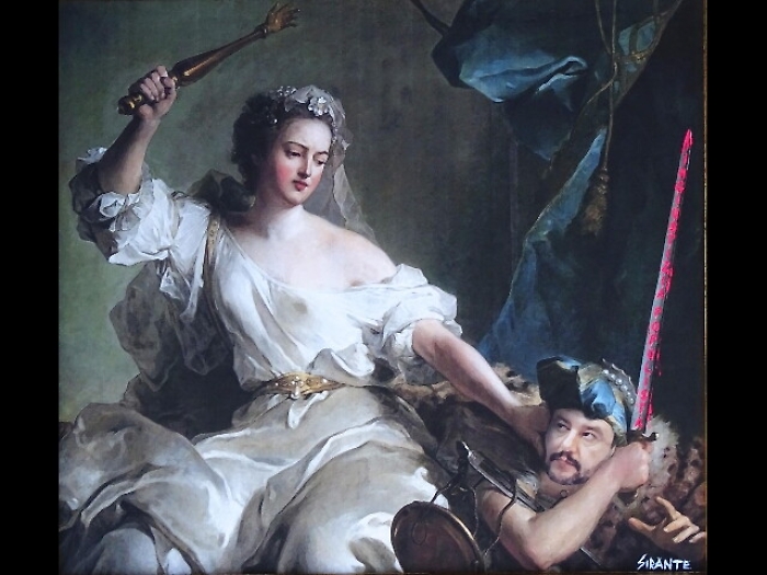 Cc ucciso: street artist ritrae Salvini