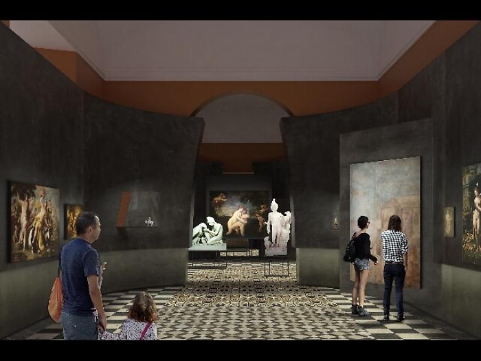 Al Mann il pavimento di Villa dei Papiri