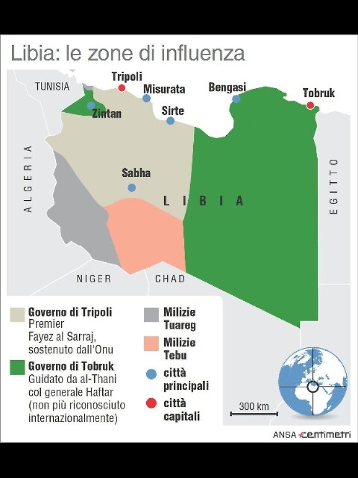 Libia, incontro Tripoli-Tobruk a Roma