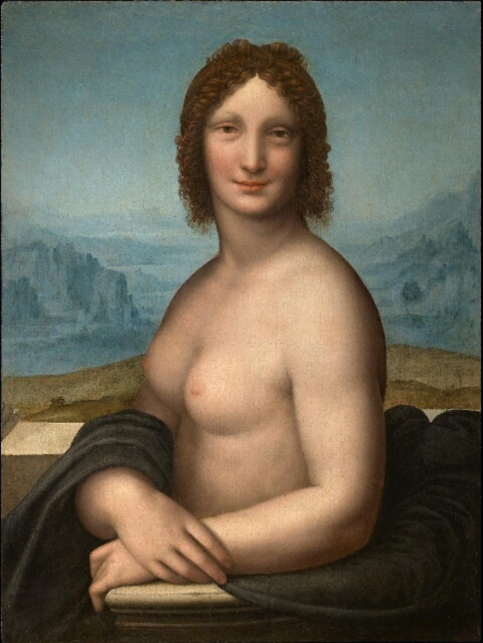 Leonardo, Gioconda Nuda sua o di bottega