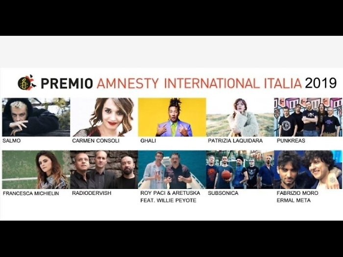 Diritti umani, le 10 canzoni in lizza