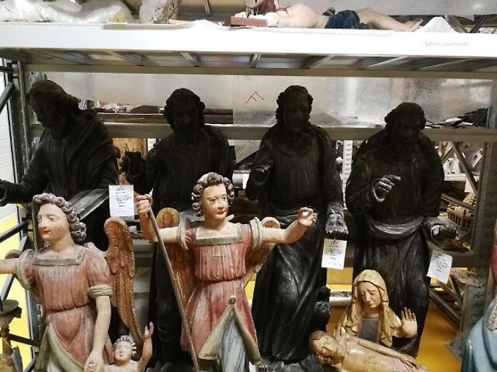 Sisma, nell'ospedale dell'arte