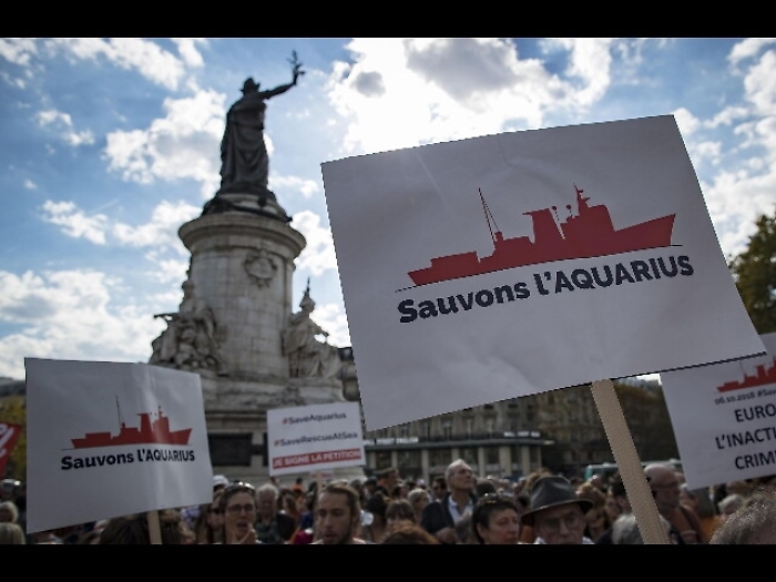 Aquarius, 17 profughi giunti in Francia