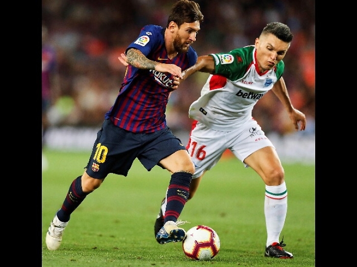 Barcellona riparte da Messi,Alaves ko3-0