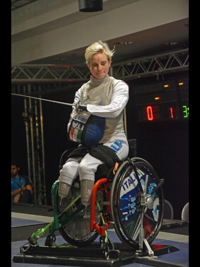 Scherma, Bebe Vio a Jesi per Eugif