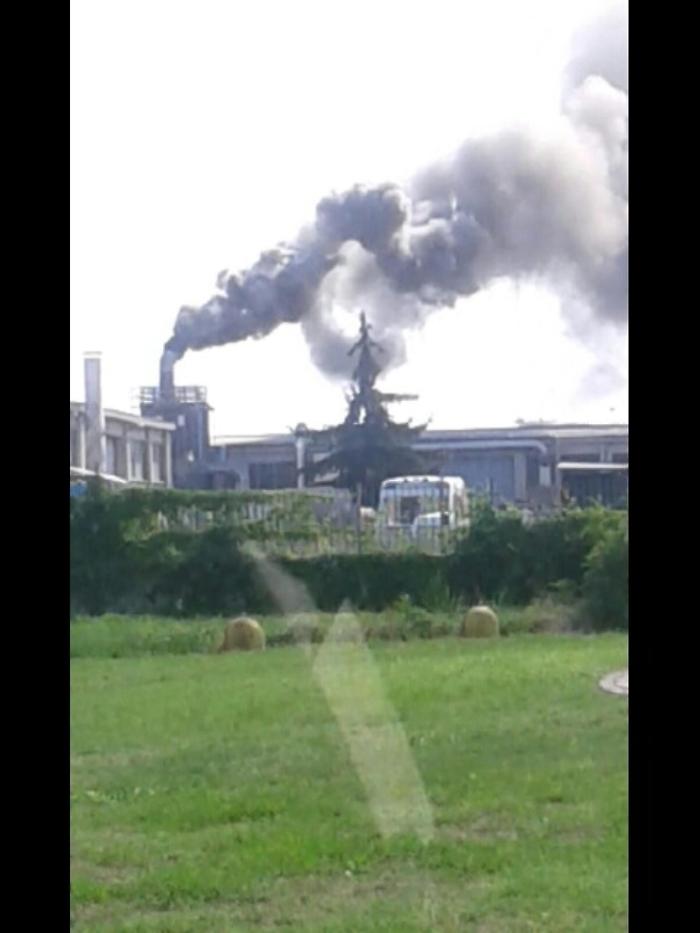 Rogo in azienda che recupera polistirolo